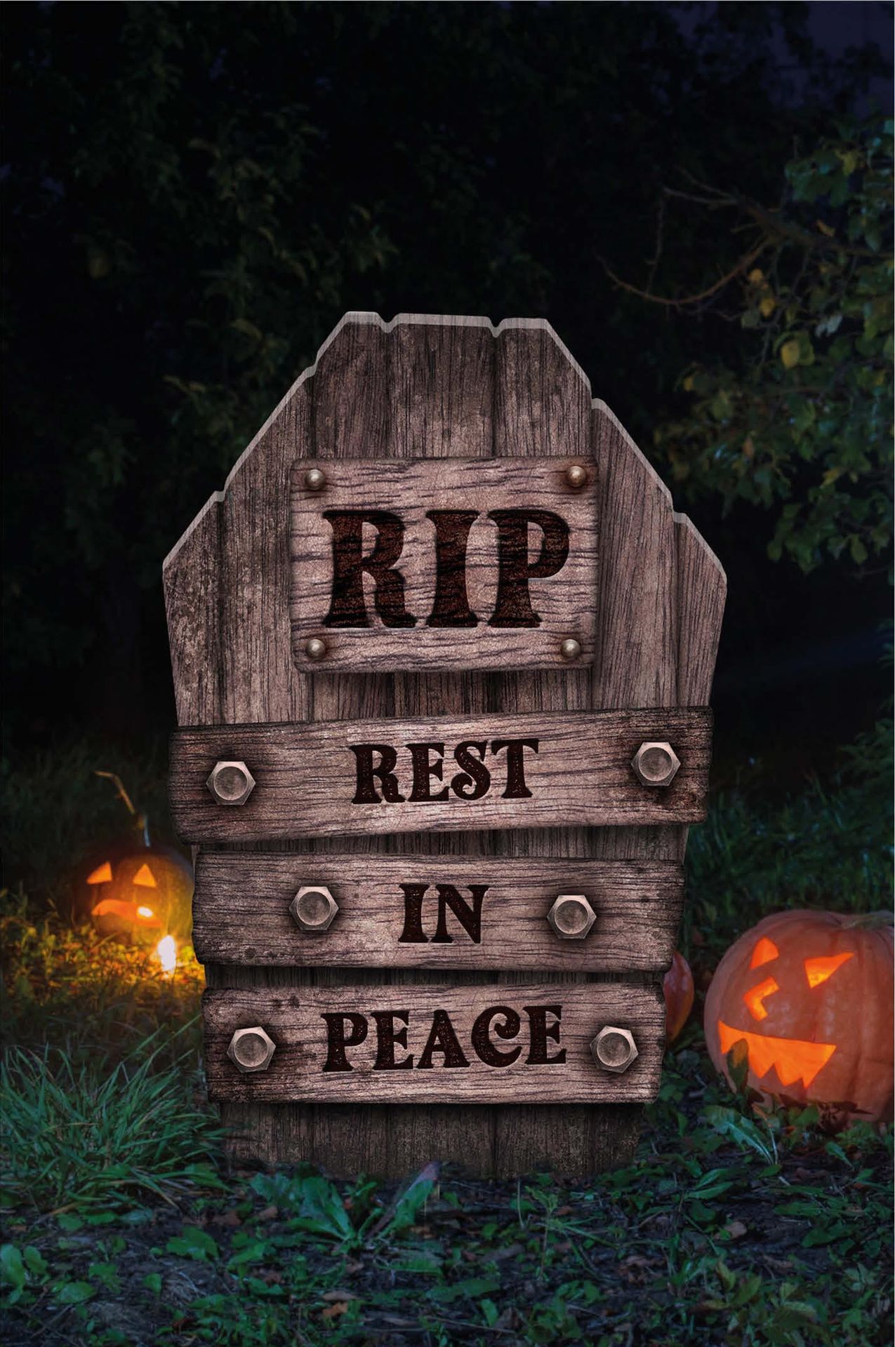 Rip Nep Grafsteen Decoratie