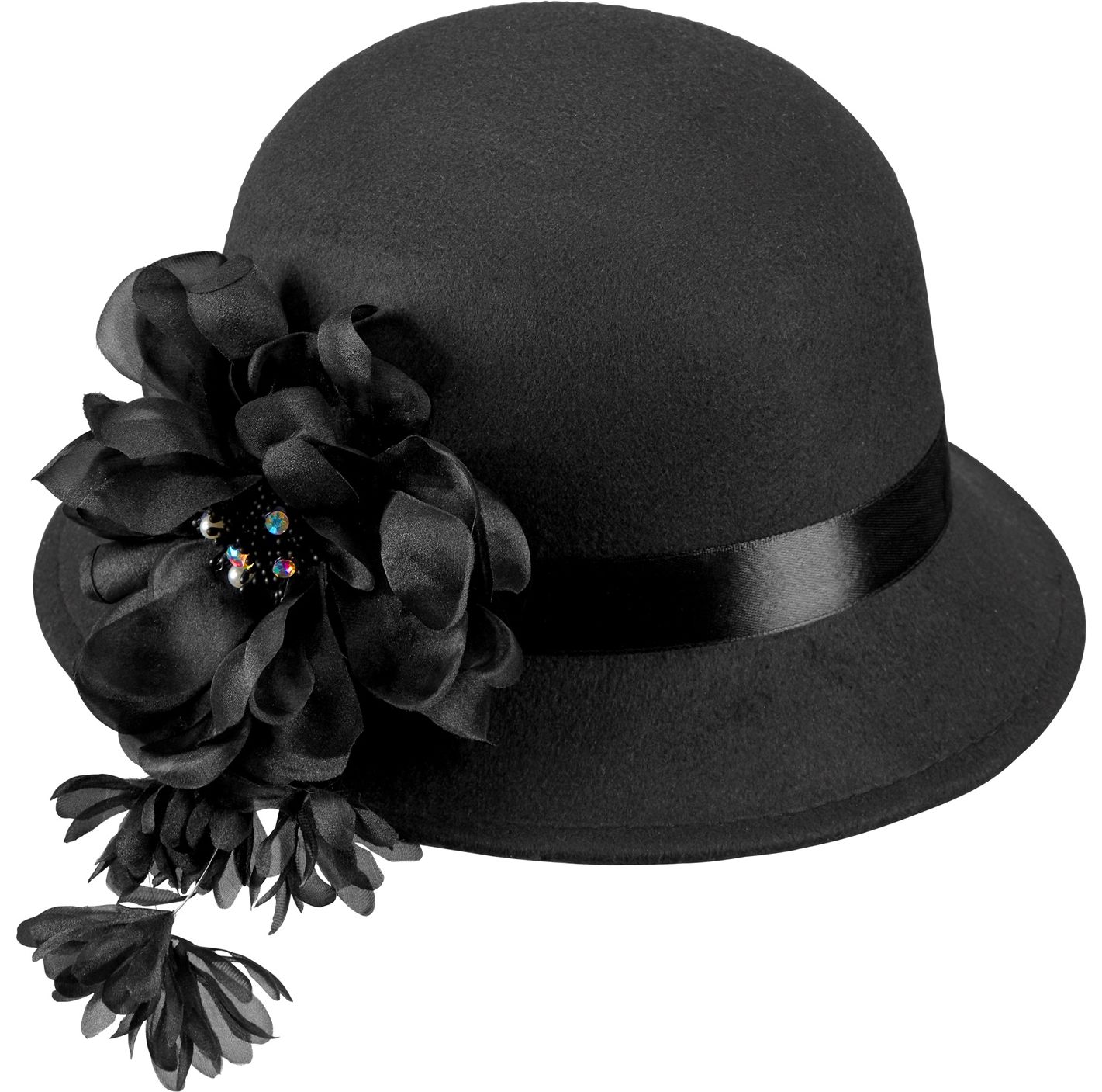 Roaring 20's Bolhoed Zwart