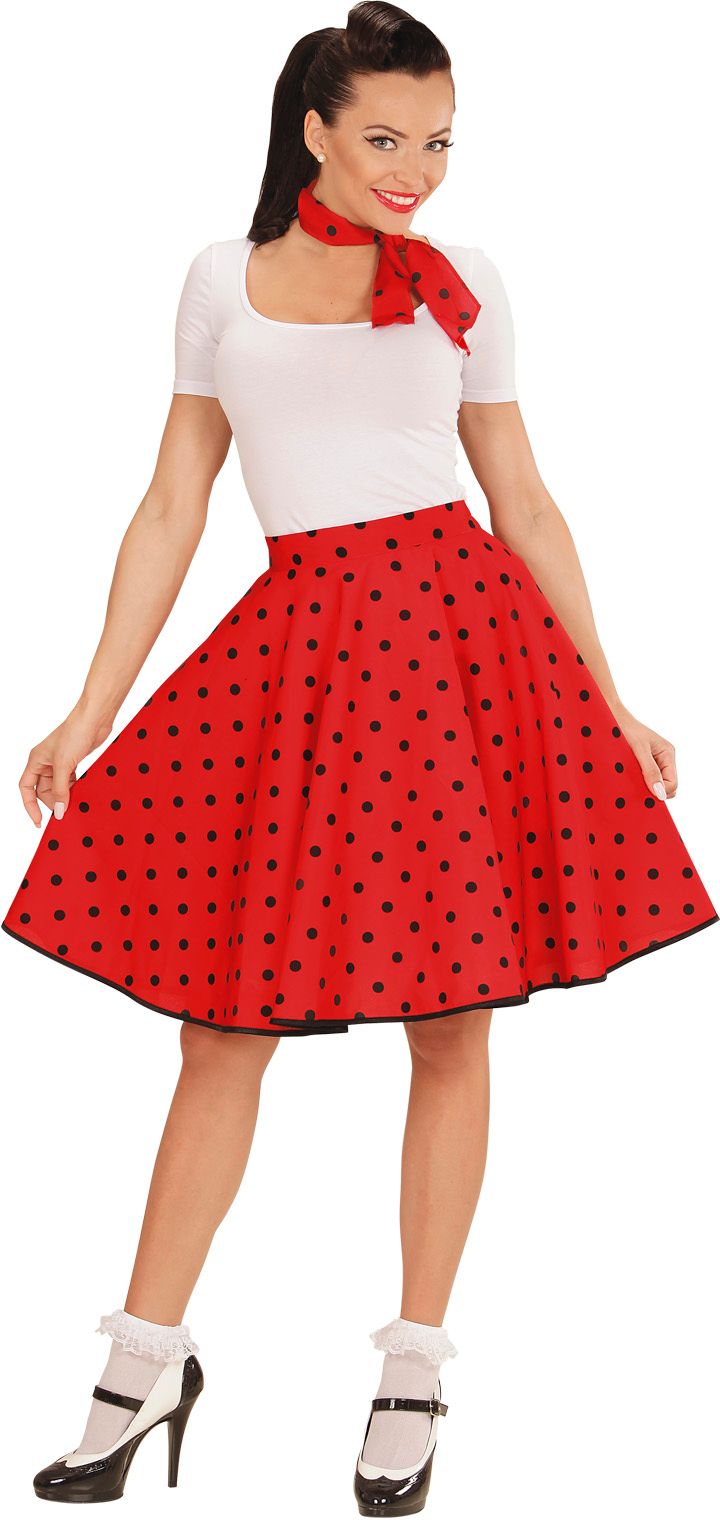 Rode 50's Rok met Nekband