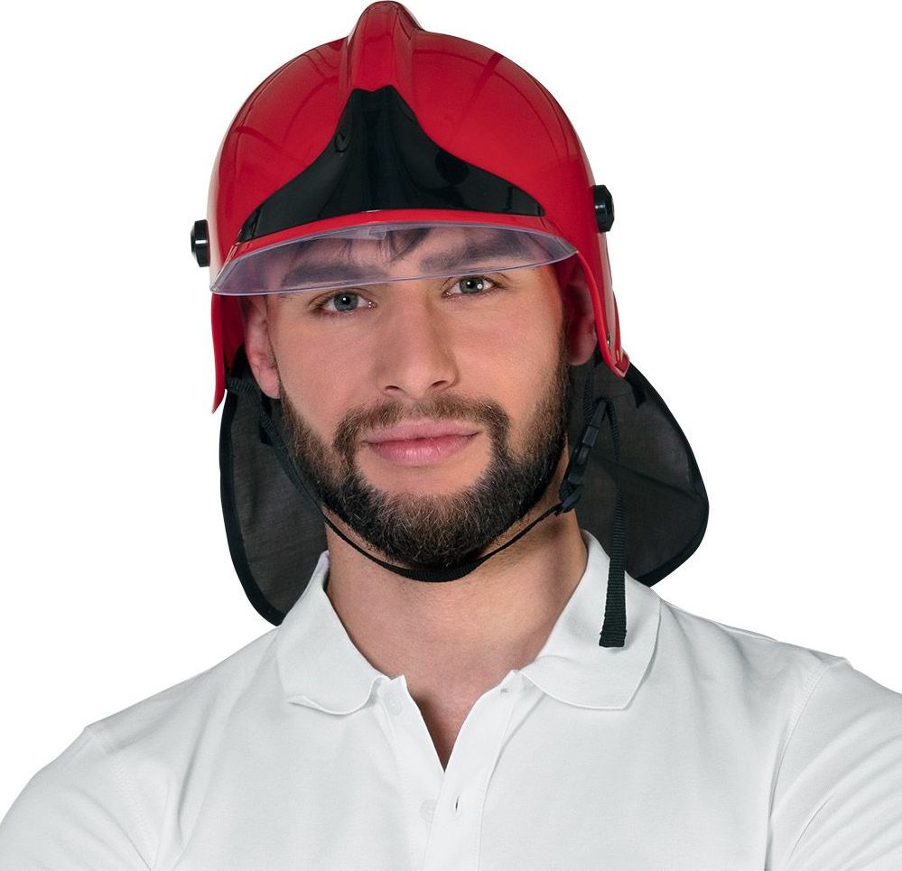 Rode Brandweerhelm Verstelbaar