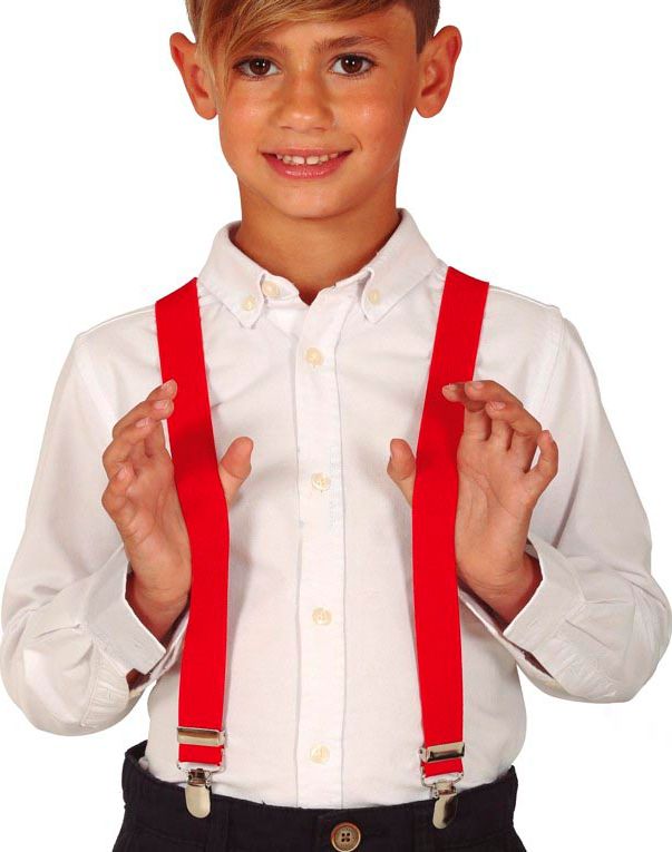 Rode Bretels Basis Kind