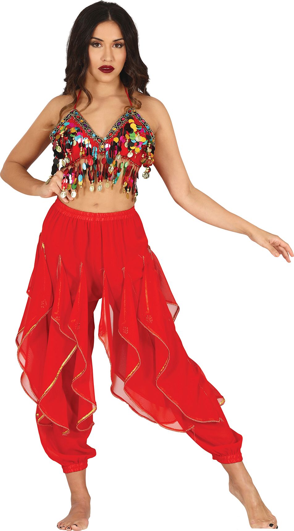 Rode Buikdansbroek Desert Prinses