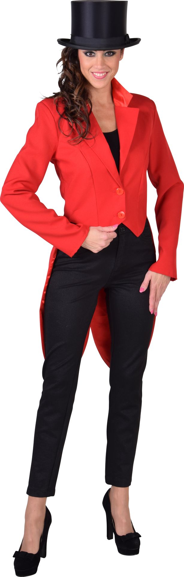 Rode Cabaret Slipjas Dames