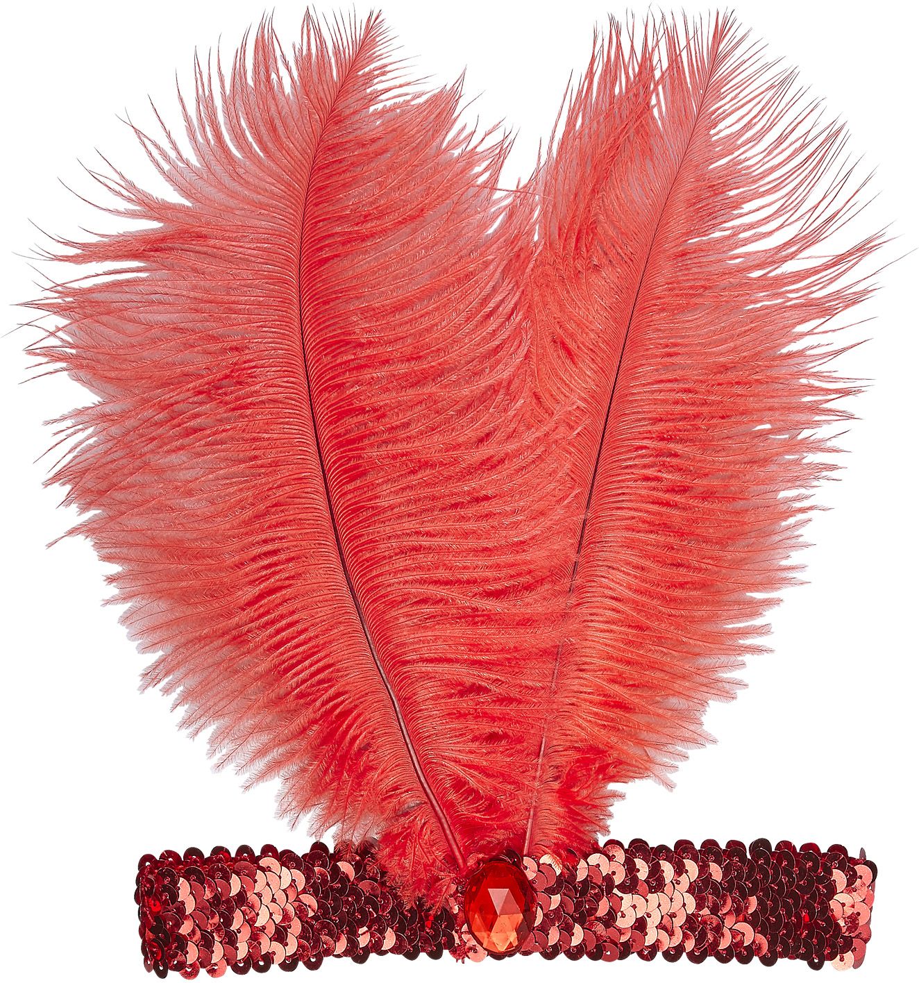 Rode Charleston Hoofdband