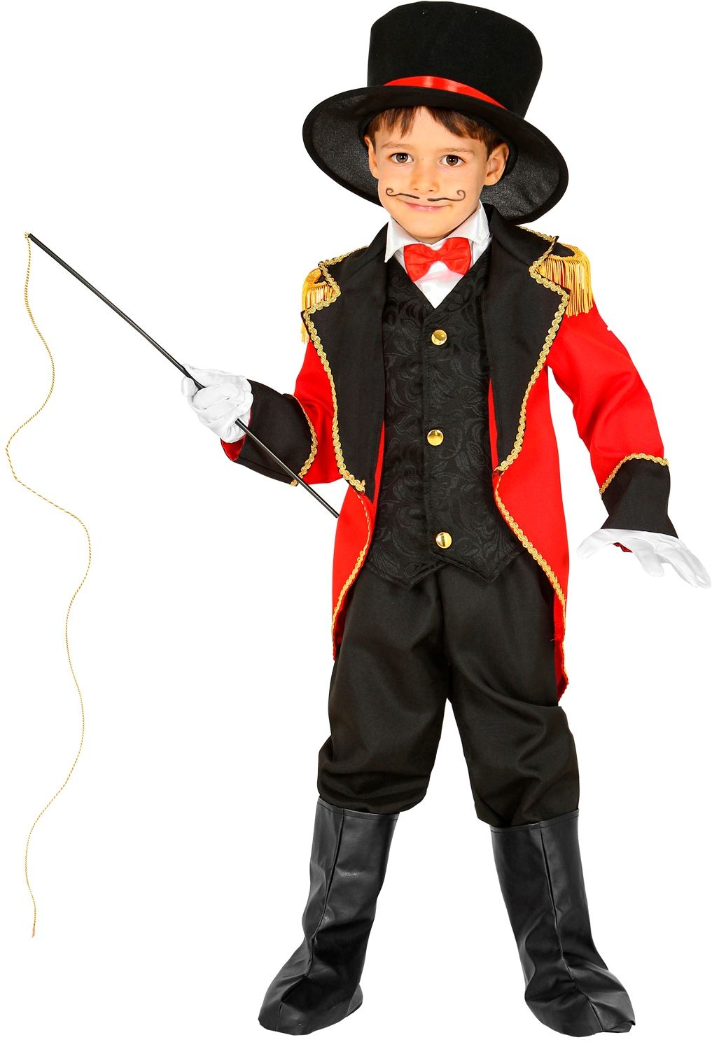 Rode Circus Ringmeester Kostuum Kind