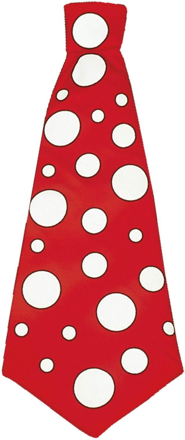 Rode Clowns Stropdas