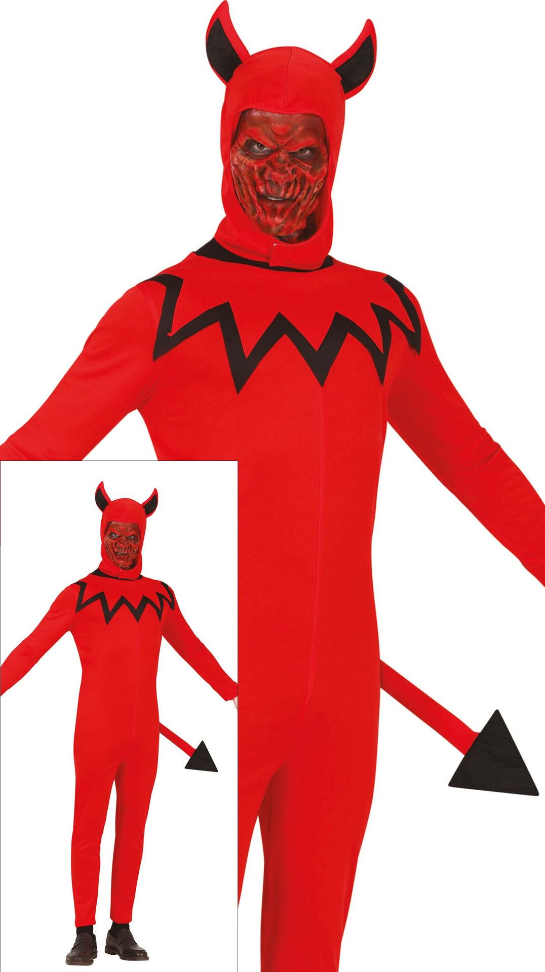 Rode Demonen Outfit Heren