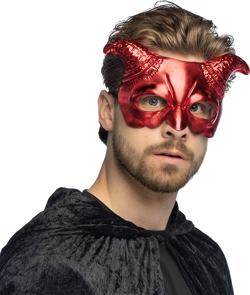 Rode Demoon Oogmasker Halloween
