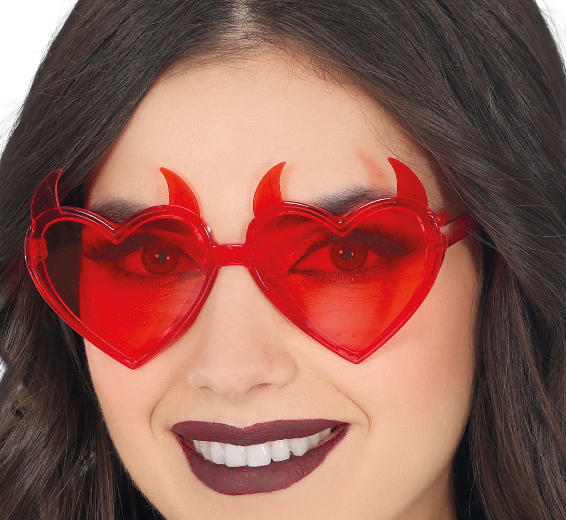 Rode Duivel Hartjes Bril