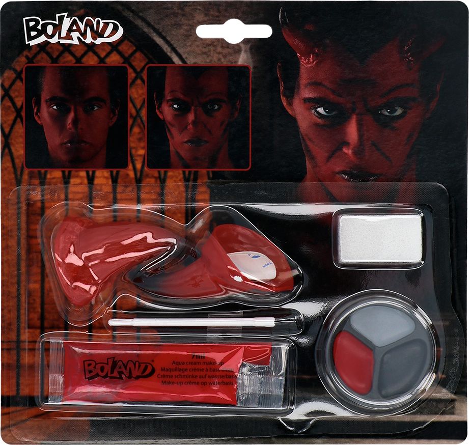 Rode duivel thema make-up set