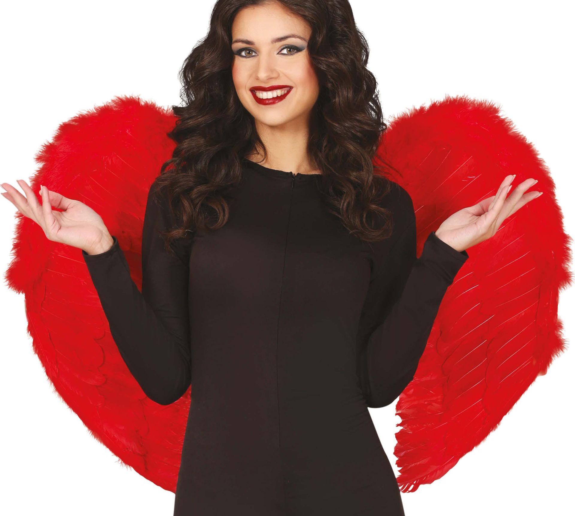 Rode Engelvleugels met Veren