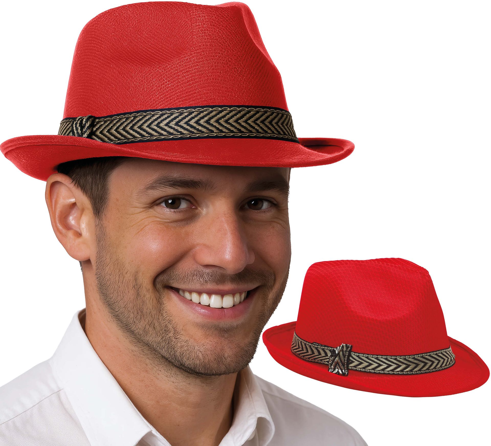 Rode Gangsterhoed voor Volwassenen