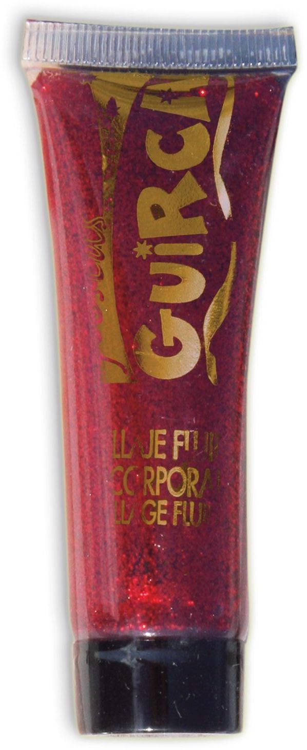 Rode Glitter Creme Schmink