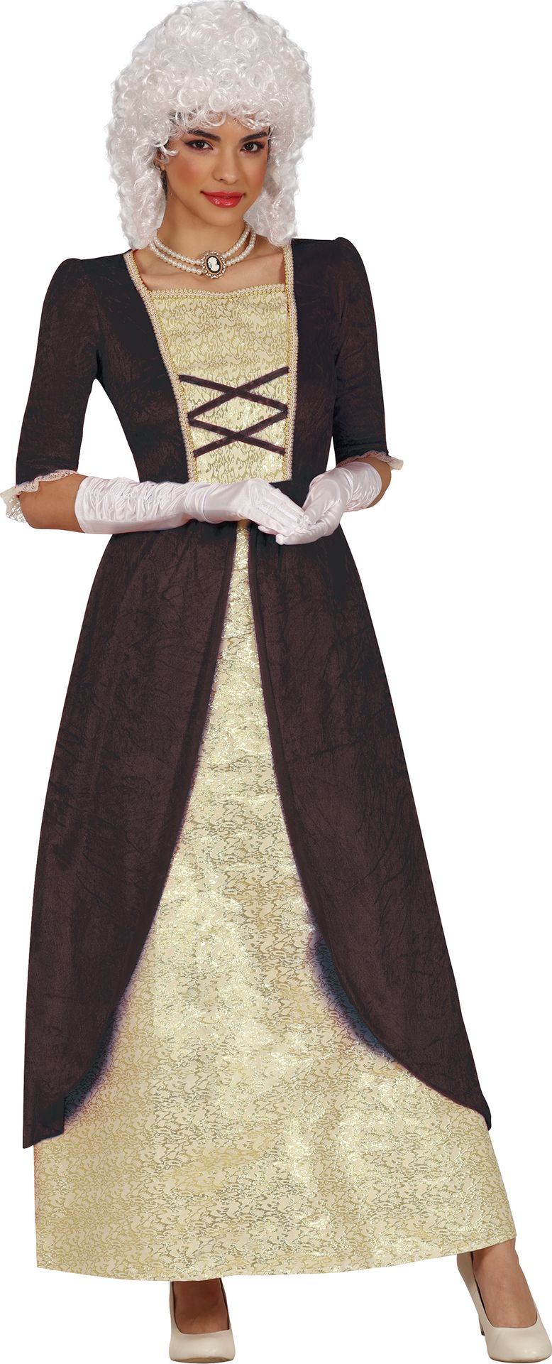 Rode Gouden Marquises Jurk