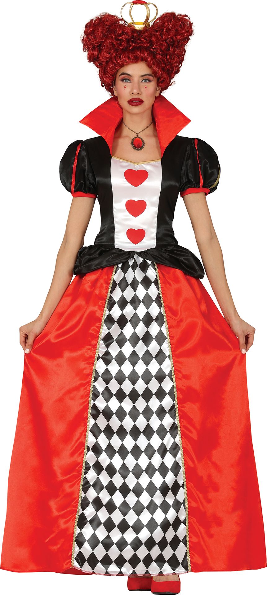 Rode Hartenkoningin Jurk