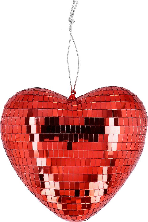 Rode Hartvormige Discobal