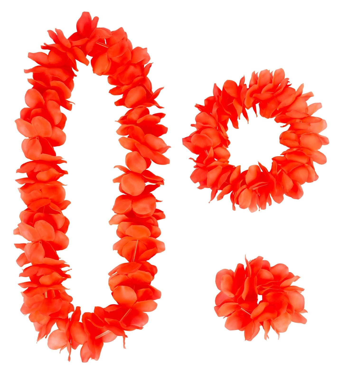 Rode Hawaii Bloemen Set Kransen