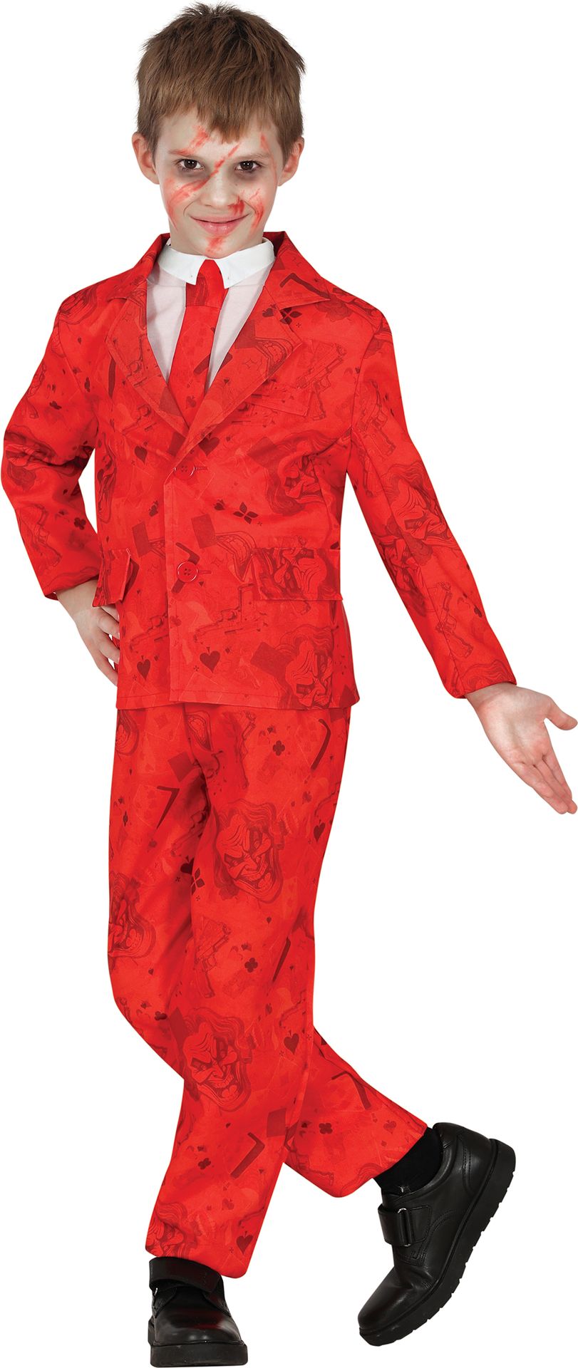Rode Joker Kostuum Pak Kind