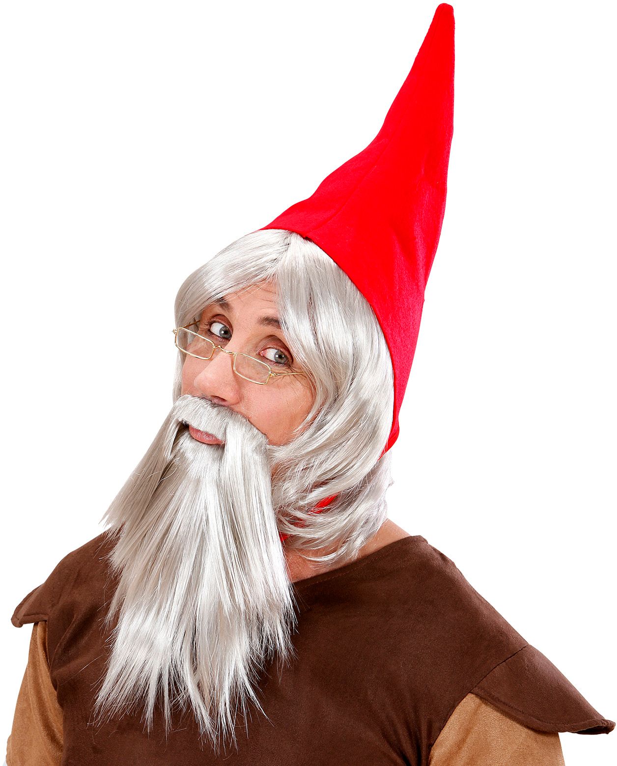 Rode Kaboutermuts met Grijze Baard