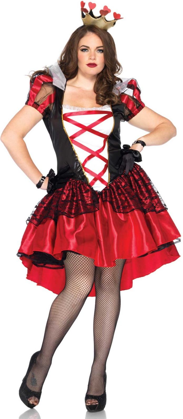Rode Koningin Kostuum Plus Size