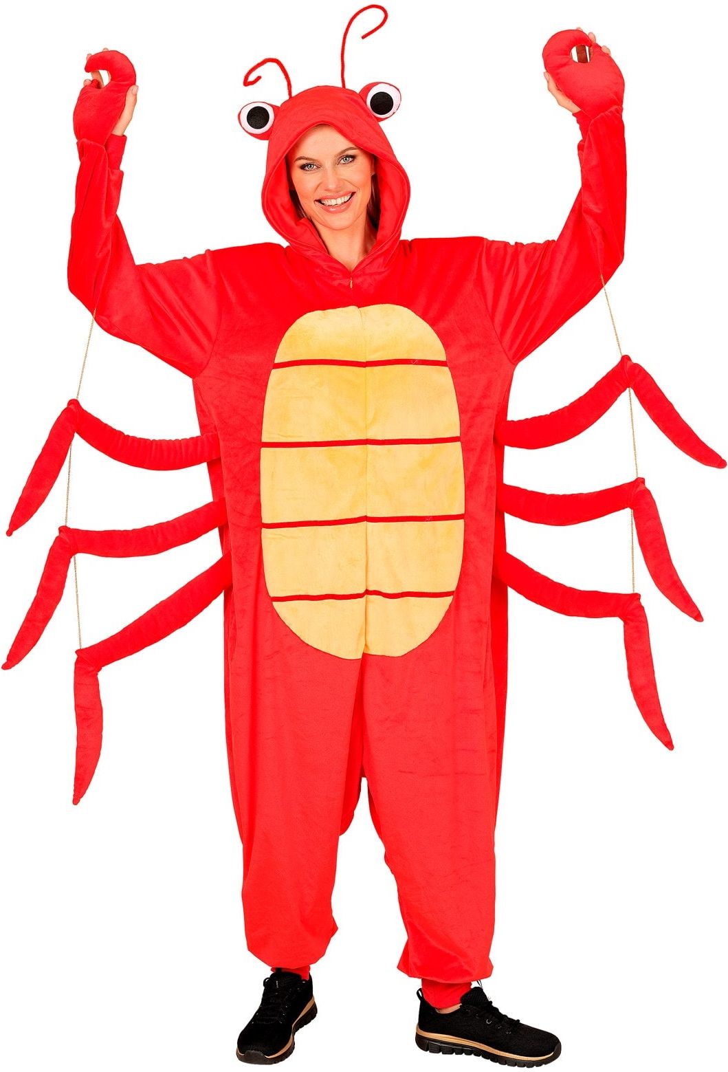 Rode Kreeft Onesie Dames Heren