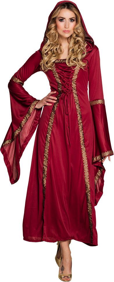 Rode lady Gwendolyn jurk