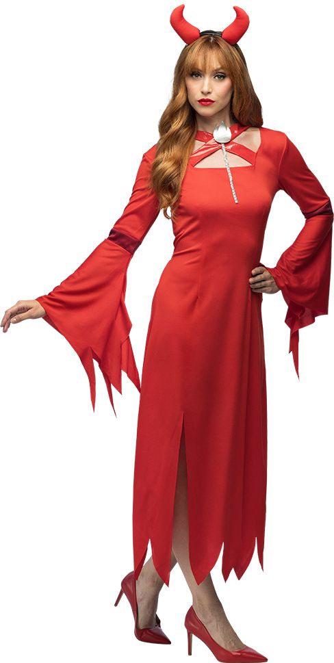 Rode Lady Lucifer Jurk Dames