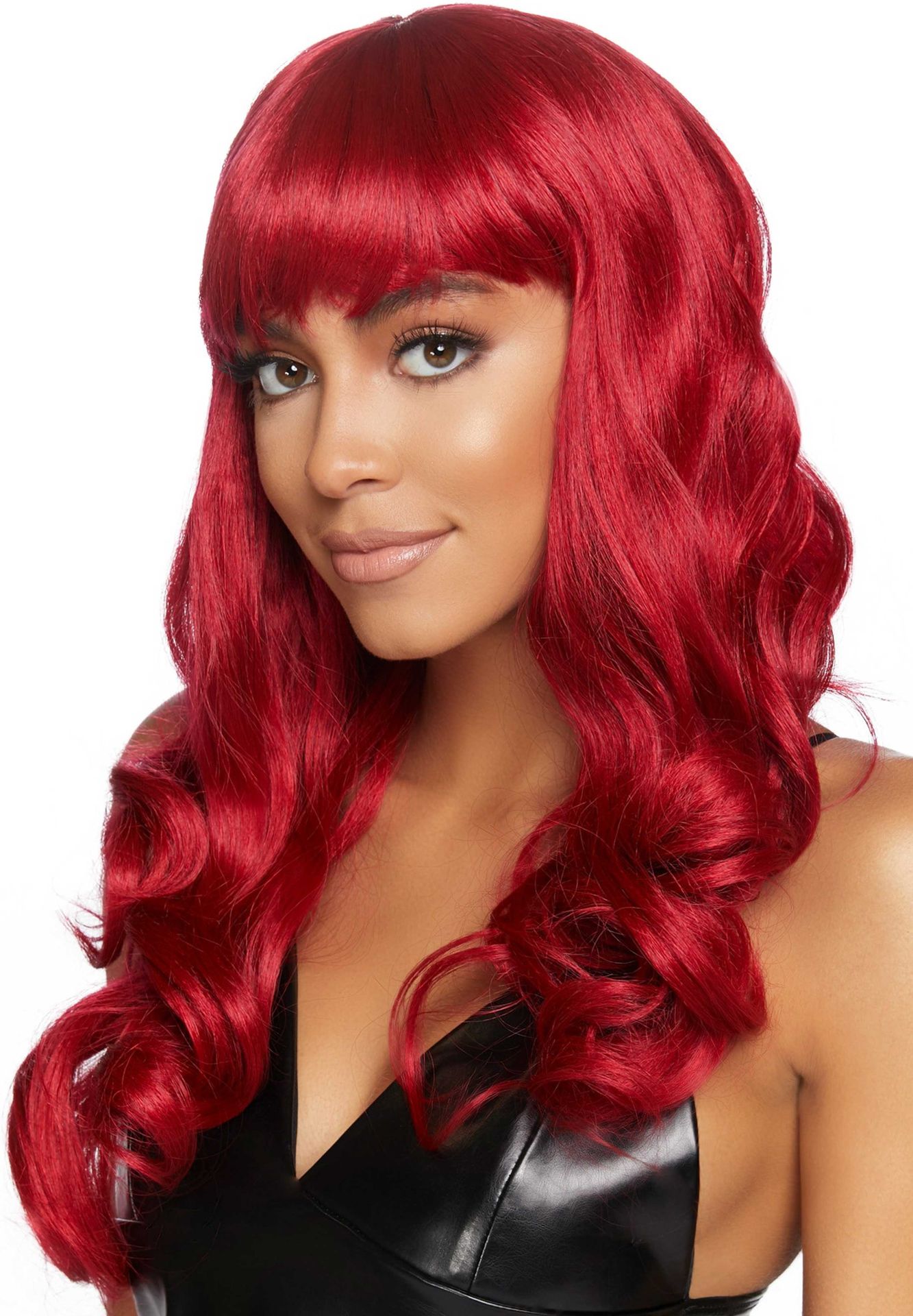 Rode Lizzy Pruik