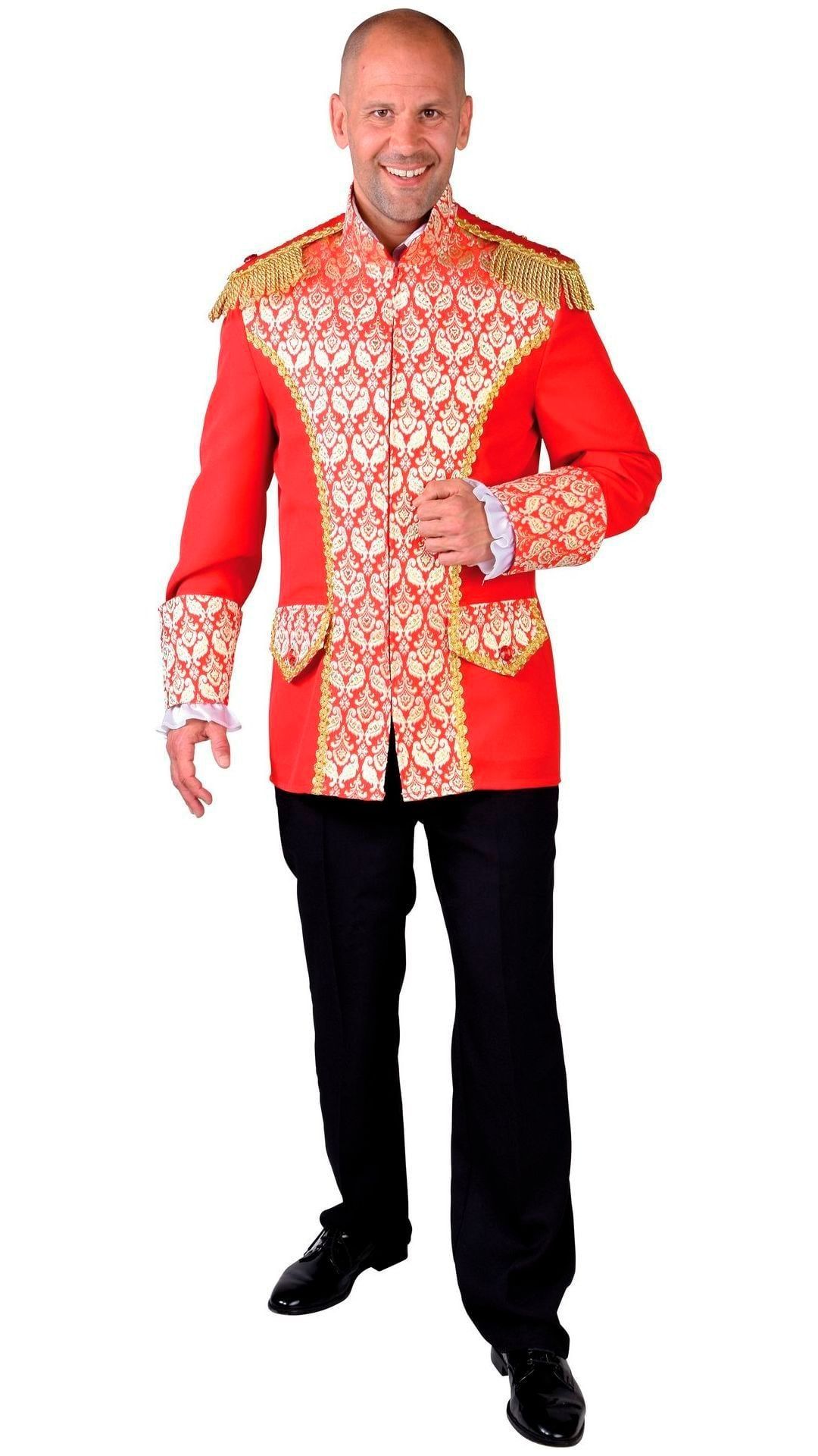 Rode Mantel Brokaat Heren