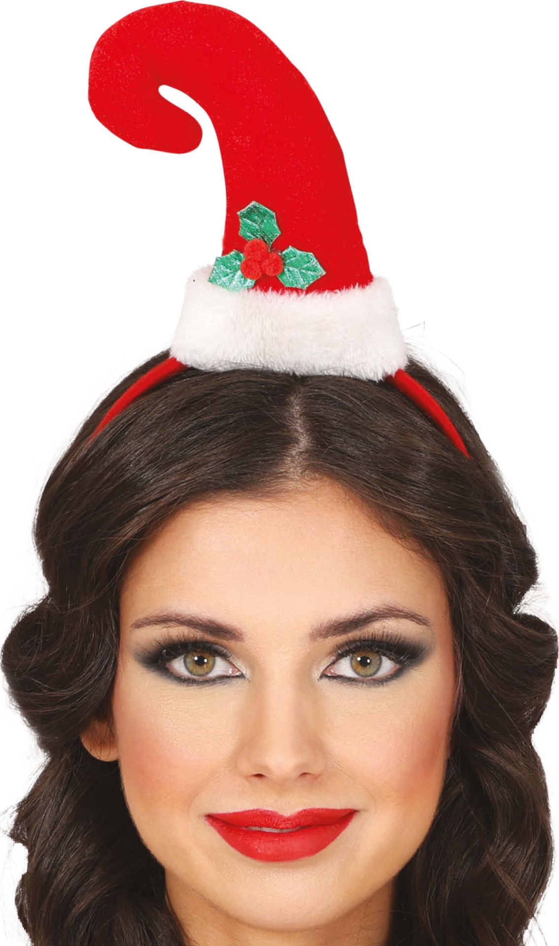 Rode Mini Kerstmuts Haarband