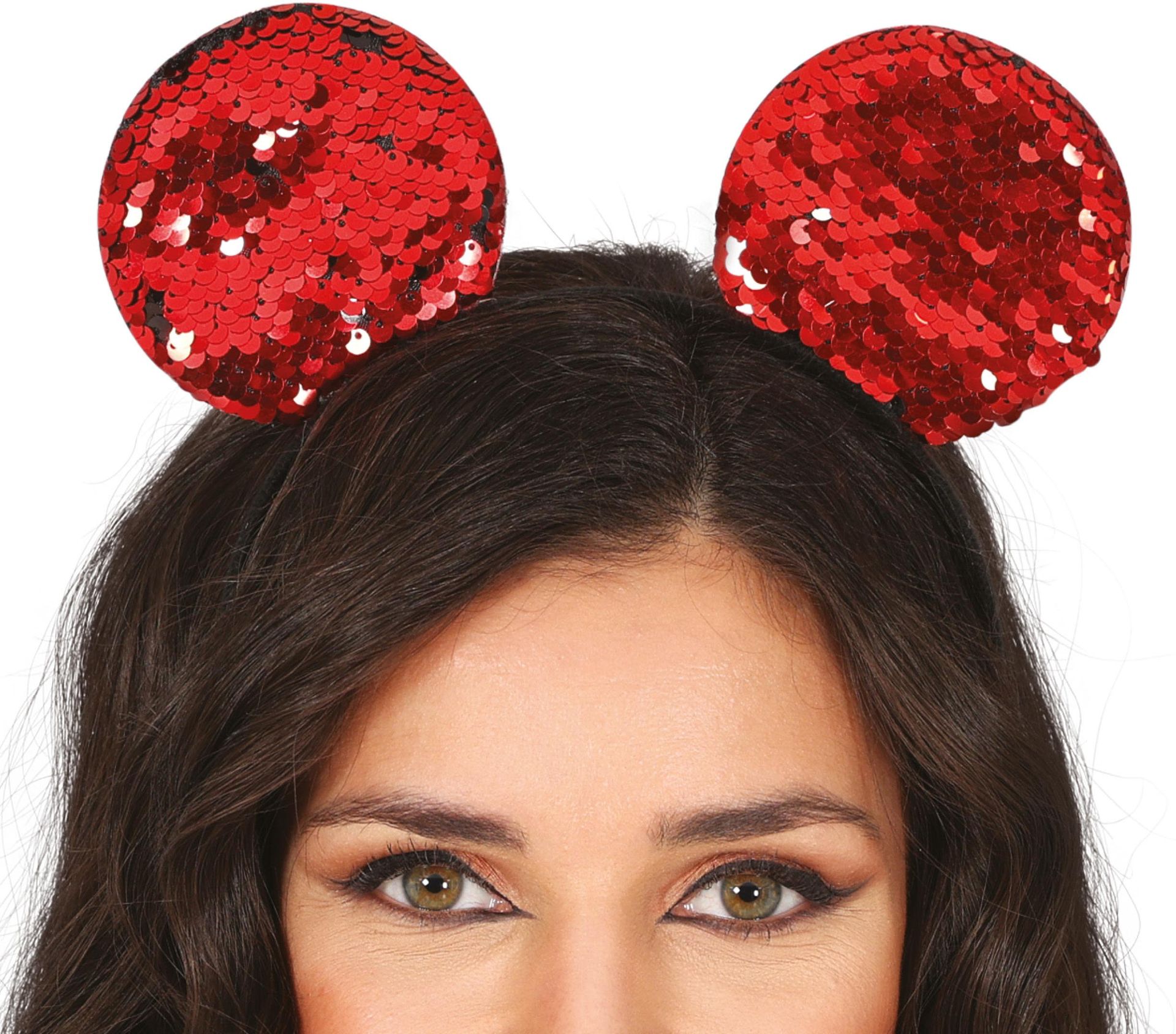 Rode Muizen Oren Haarband Dames