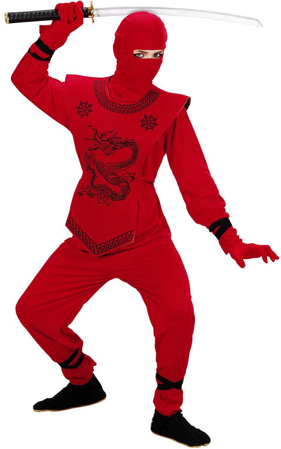 Rode Ninja Kostuum