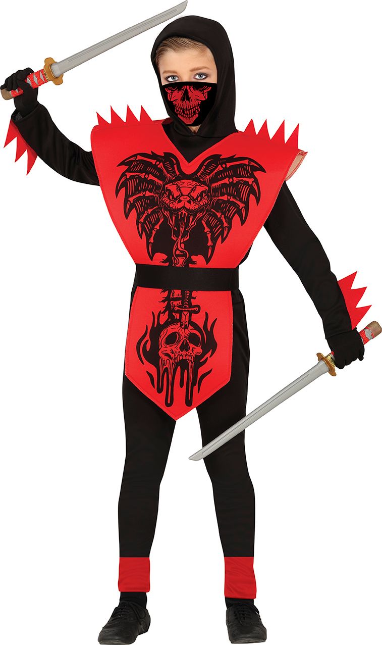 Rode Ninja Kostuum Kinderen