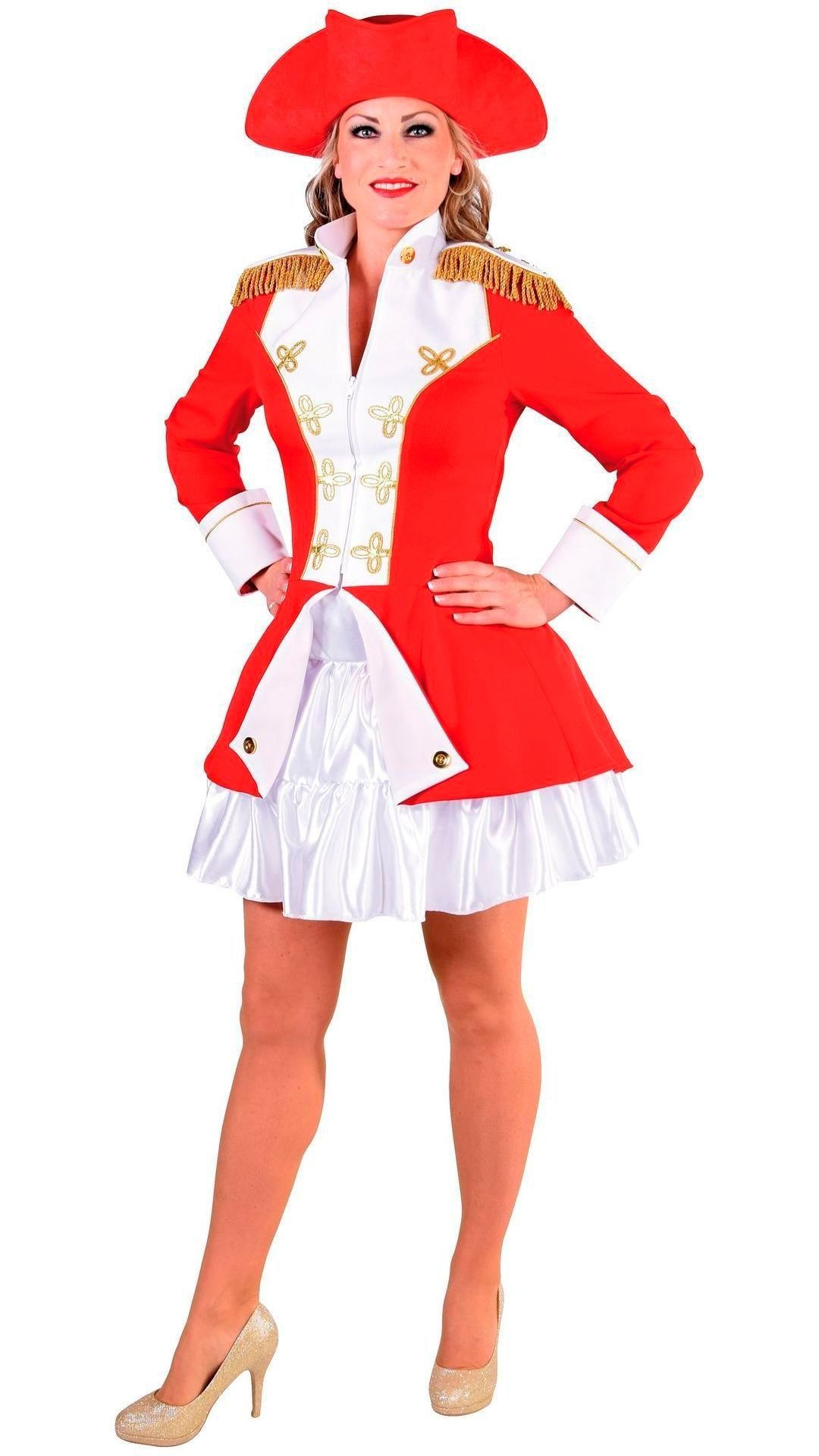 Rode Officiers Jas Dames