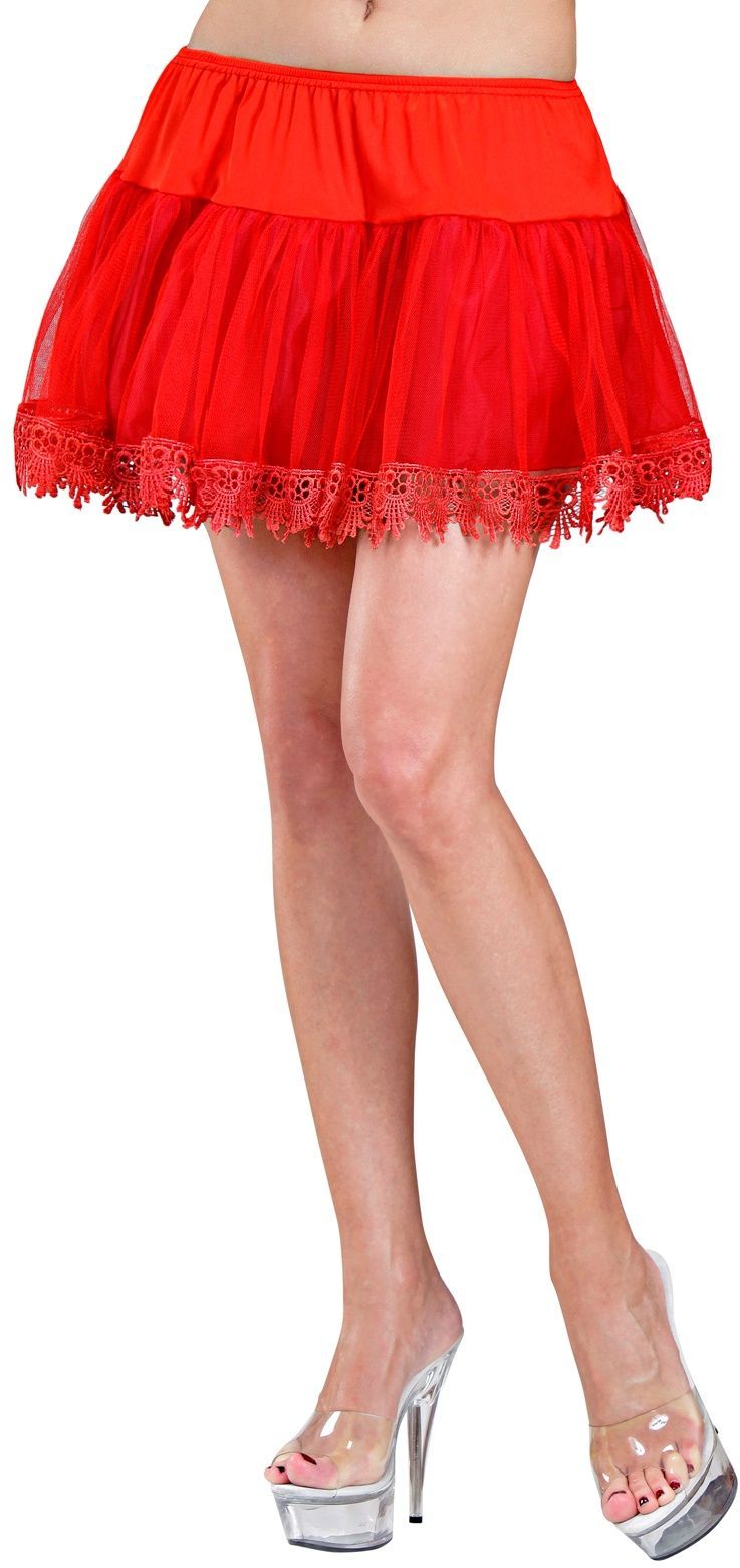Rode Petticoat met Franje