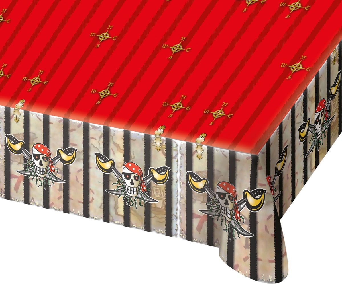 Rode Piraat Kinderfeestje Tafelkleed