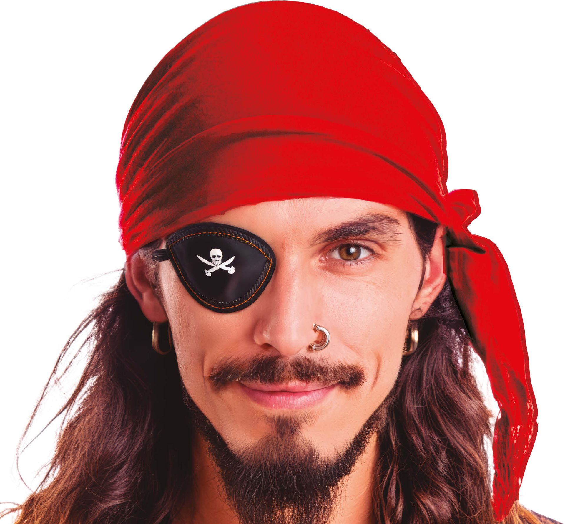 Rode Piraten Bandana Volwassenen