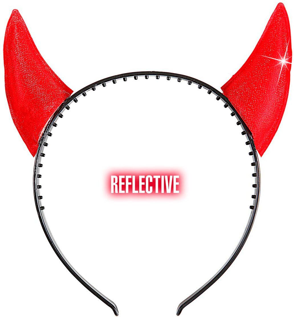 Rode Reflecterende Duivel Oortjes