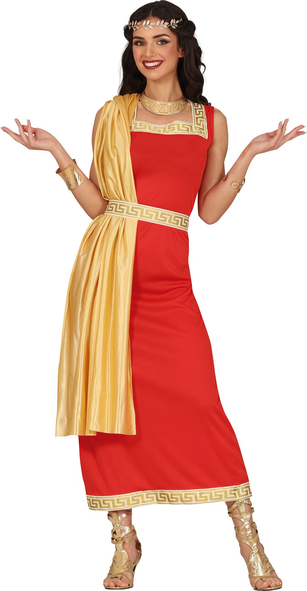 Rode Romeinse Kostuum Vrouwen