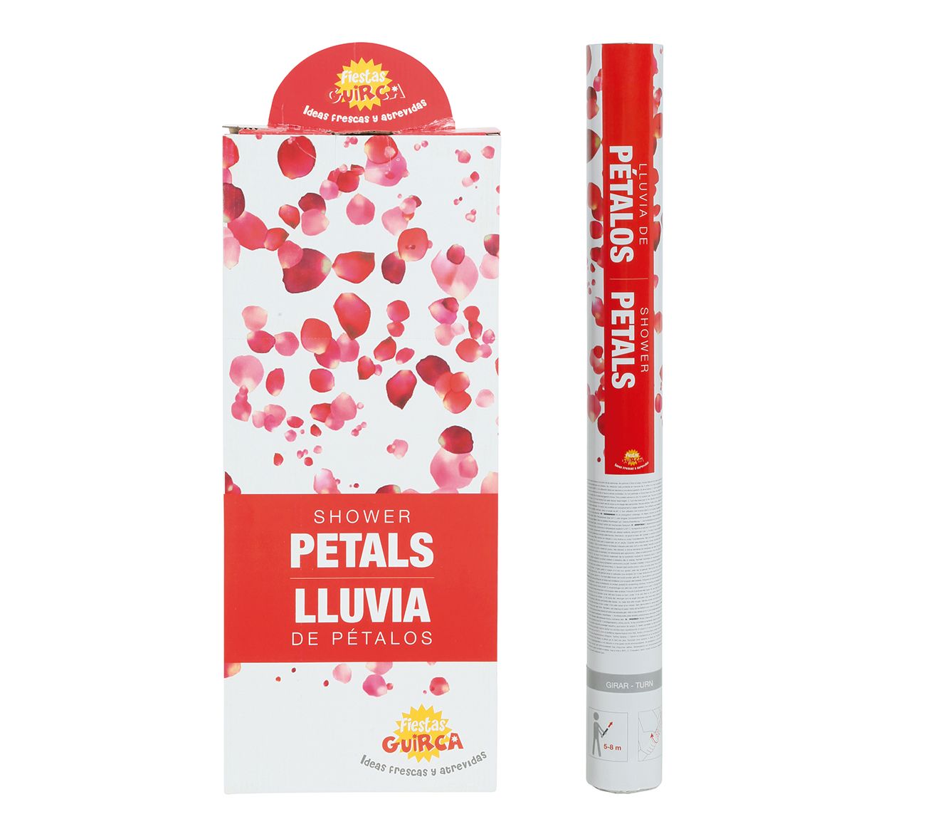 Rode Rozen Valentijn Confetti Kanon