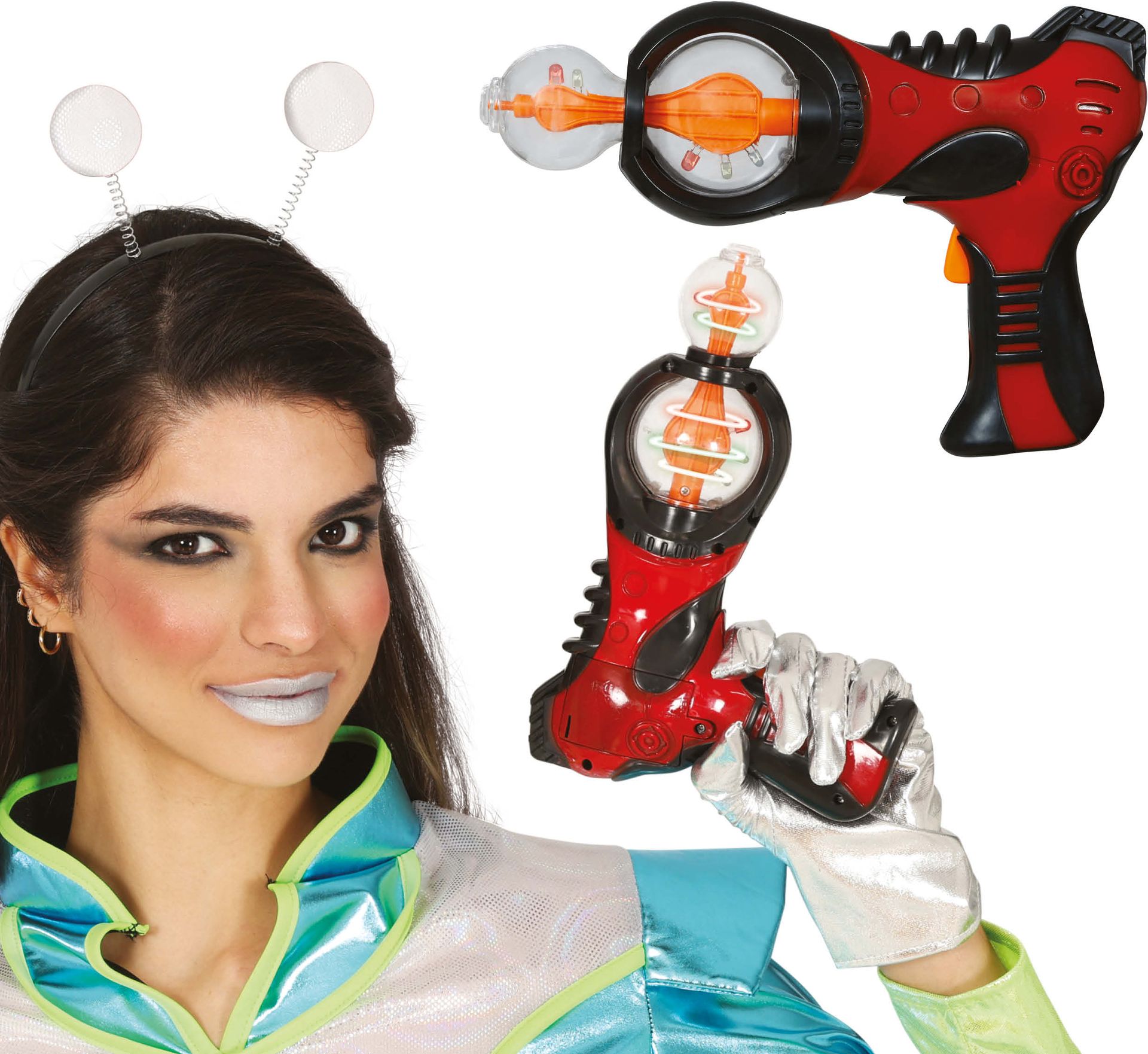 Rode Ruimtepistool met Licht