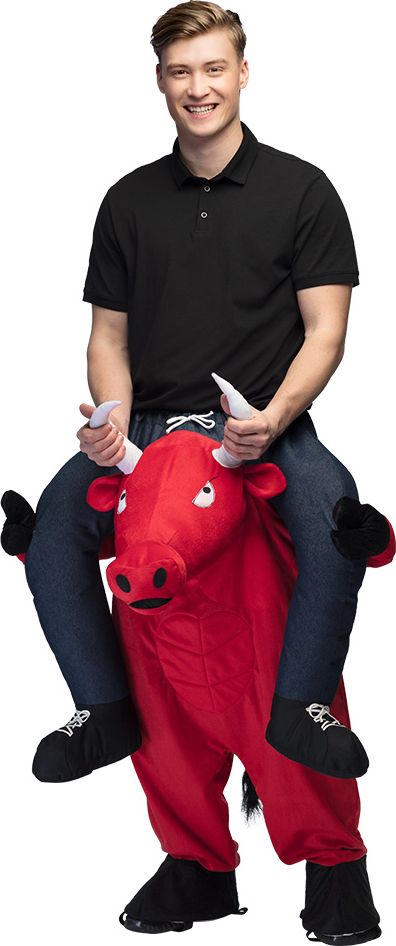 Rode Stier Instapkostuum Volwassenen