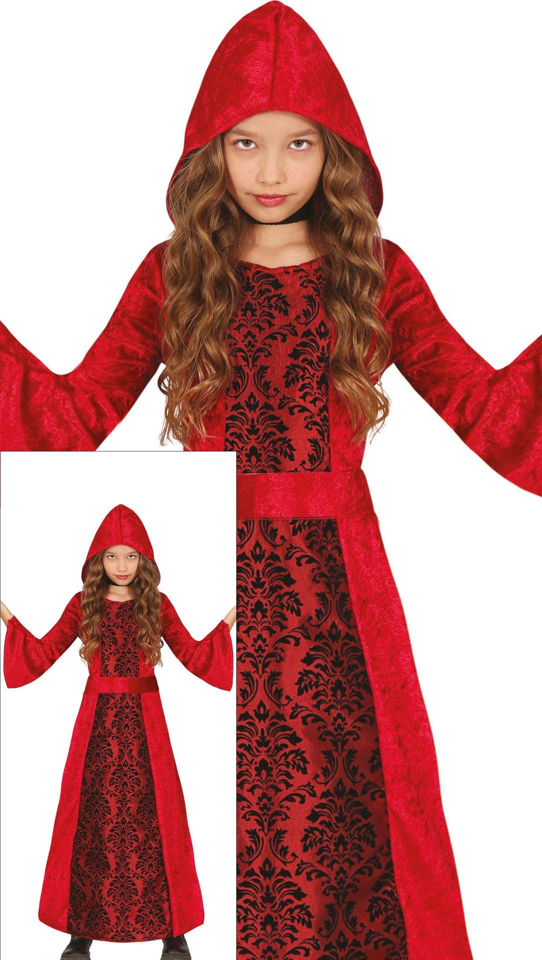 Rode Vampier Jurk Kinderen