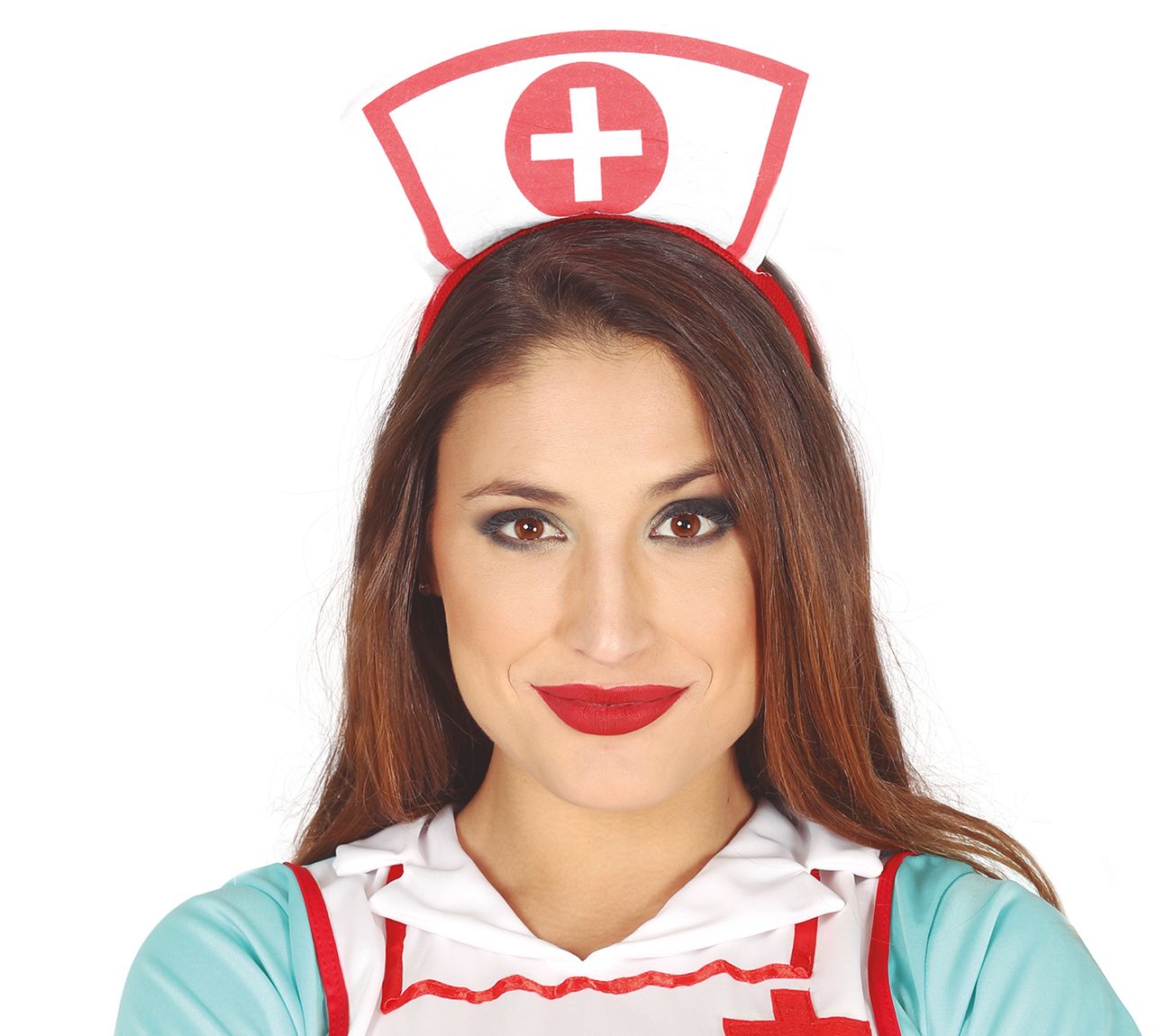 Rode verpleegster haarband