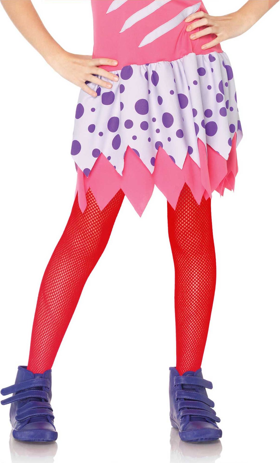 Rode Visnet Panty Kind