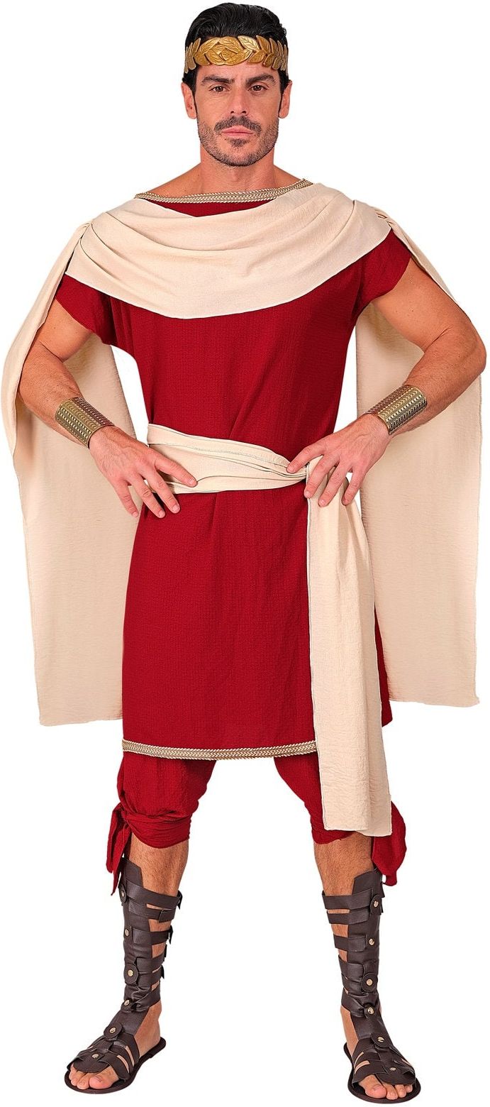 Romeins Kostuum Rood Heren