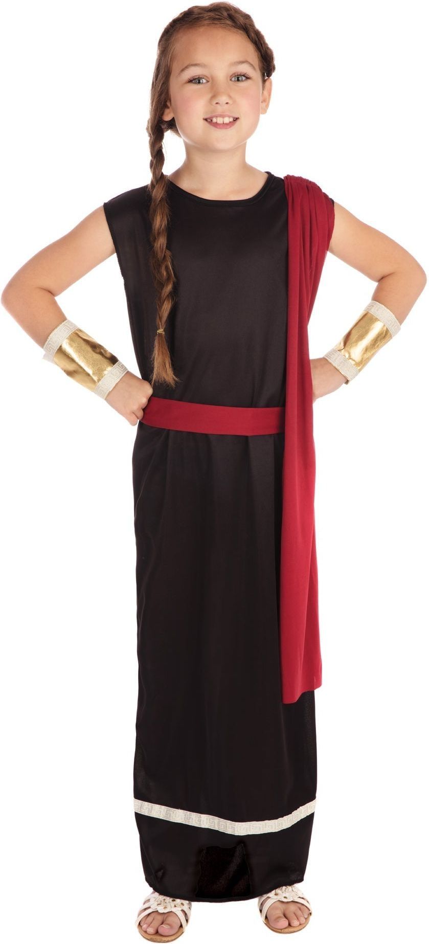 Romeins Meisje Zwart Kostuum