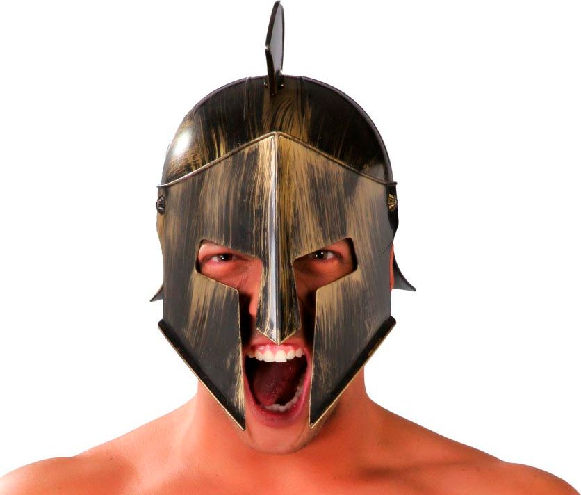 Romeinse Gladiator Helm Goud
