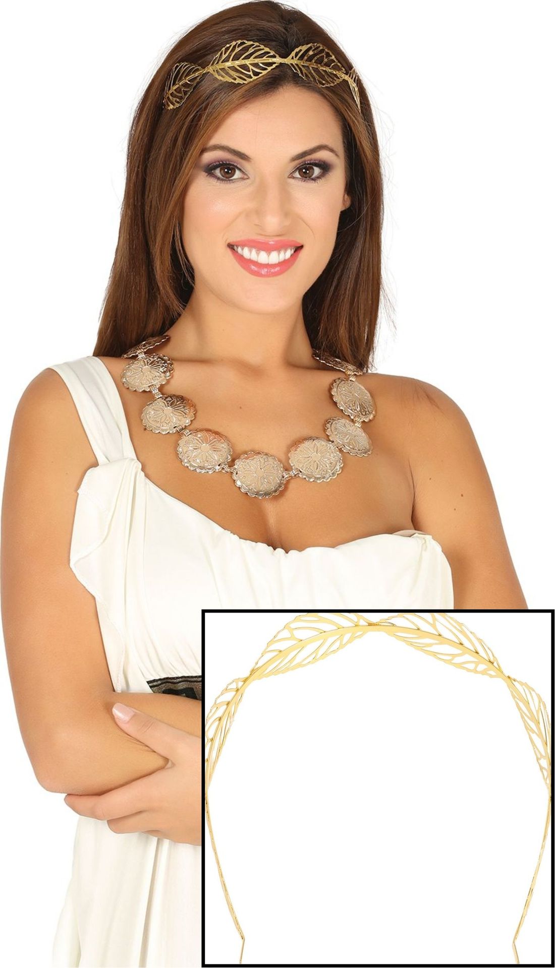 Romeinse Gouden Laurier Diadeem