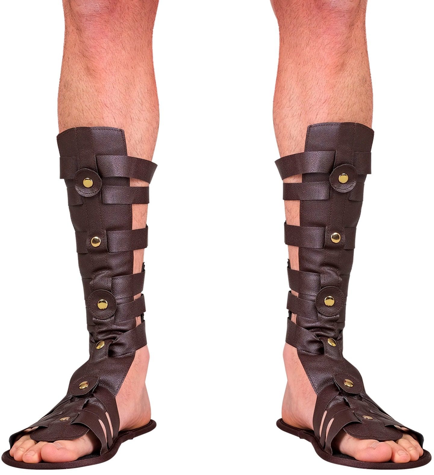 Romeinse Sandalen Schoenen Bruin Heren Carnaval